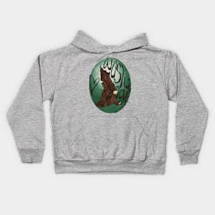 Alaska Love Tree Stump Kids Hoodie